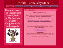 Tablet Screenshot of crinkletunnels.com